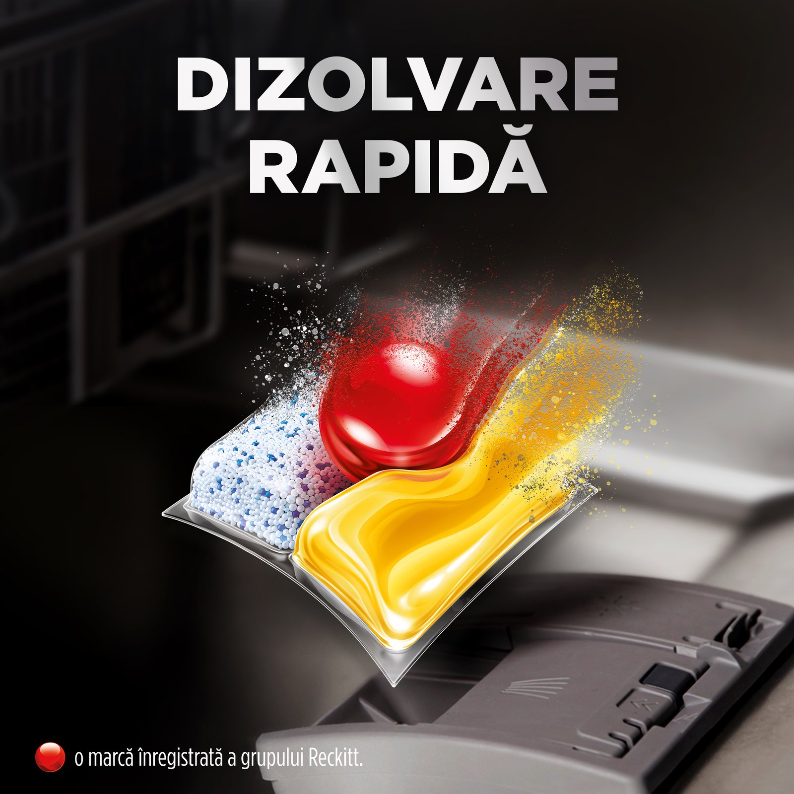 Detergent capsule pentru mașina de spălat vase Finish Ultimate Lemon, 100 spălări – imagine 5