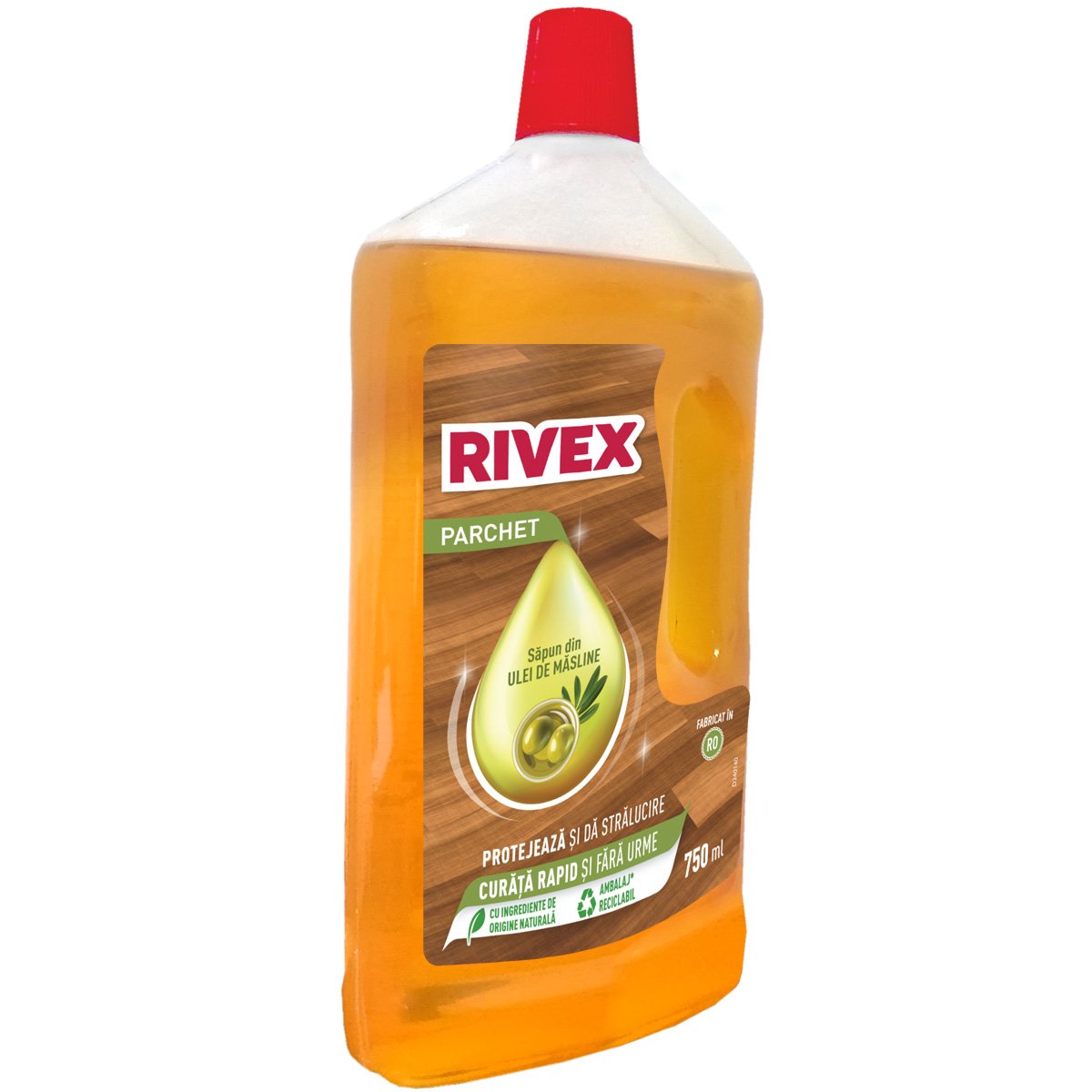 Detergent pentru parchet Rivex cu săpun din ulei de masline, 750 ml – imagine 3