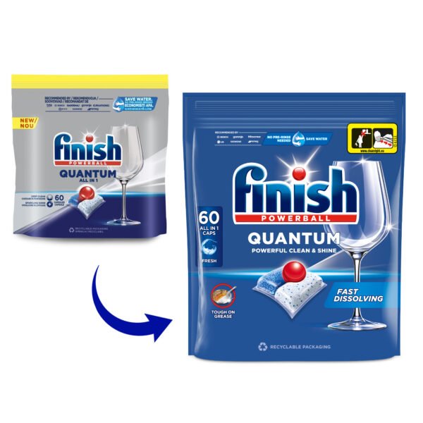 Finish Quantum detergent capsule pentru mașina de spălat vase, 60 spălări