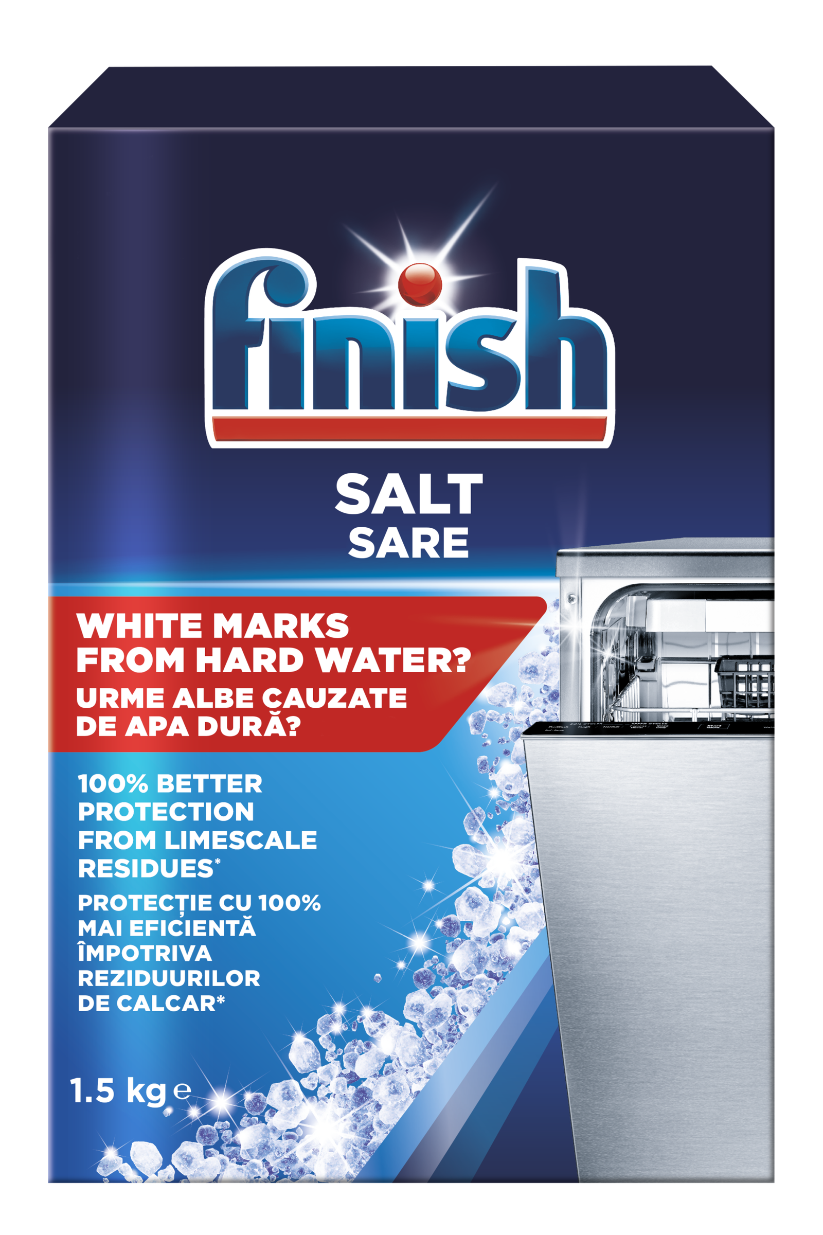 Finish sare speciala pentru mașina de spălat vase, 1.5 kg
