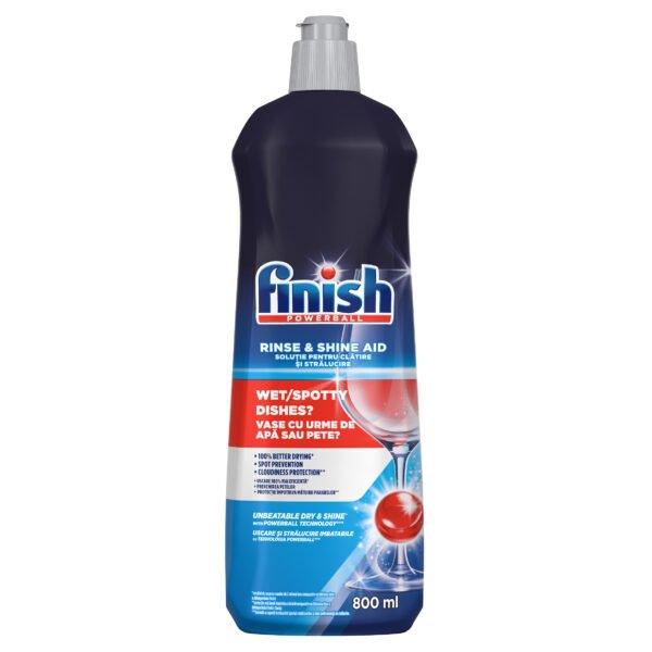 Finish solutie de clatire pentru mașina de spălat vase, 800 ml