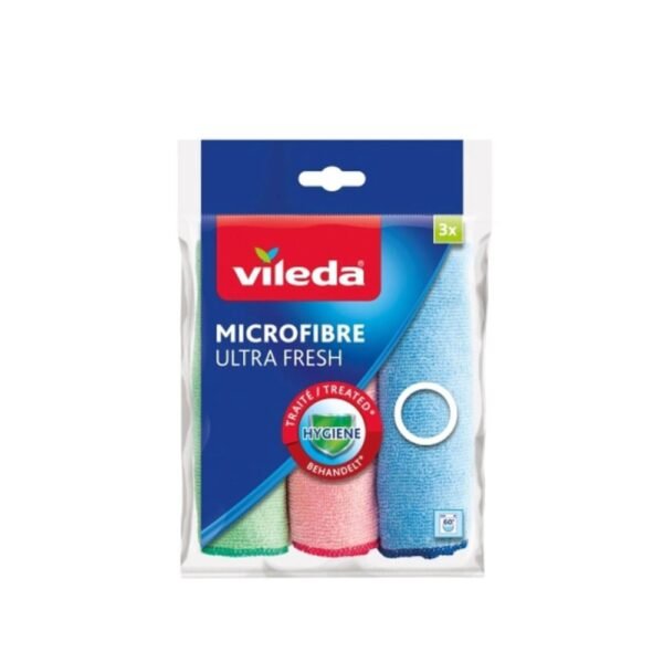 Laveta Microfibre Vileda Ultra Fresh, 3 bucăți