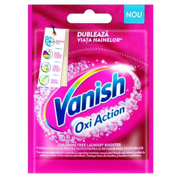 Pudra pentru indepartarea petelor pentru haine colorate Vanish, 30 g