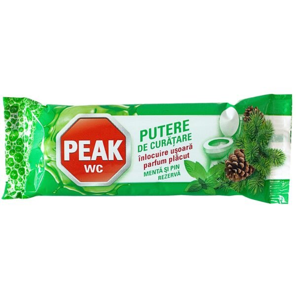 Rezervă Peak Wc Putere de curățare Mentă și Pin, 40 g