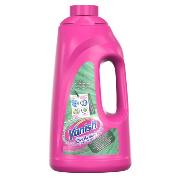 Solutie pentru indepartarea petelor & dezinfectarea hainelor Vanish Extra Hygiene, 1.88 L