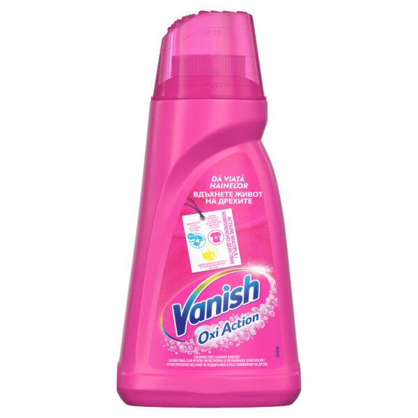 Solutie pentru indepartarea petelor pentru haine colorate Vanish Oxi Action, 1 L