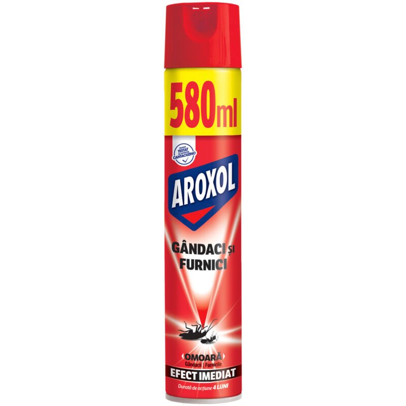 Spray impotriva gandacilor și furnicilor Aroxol, 580 ml