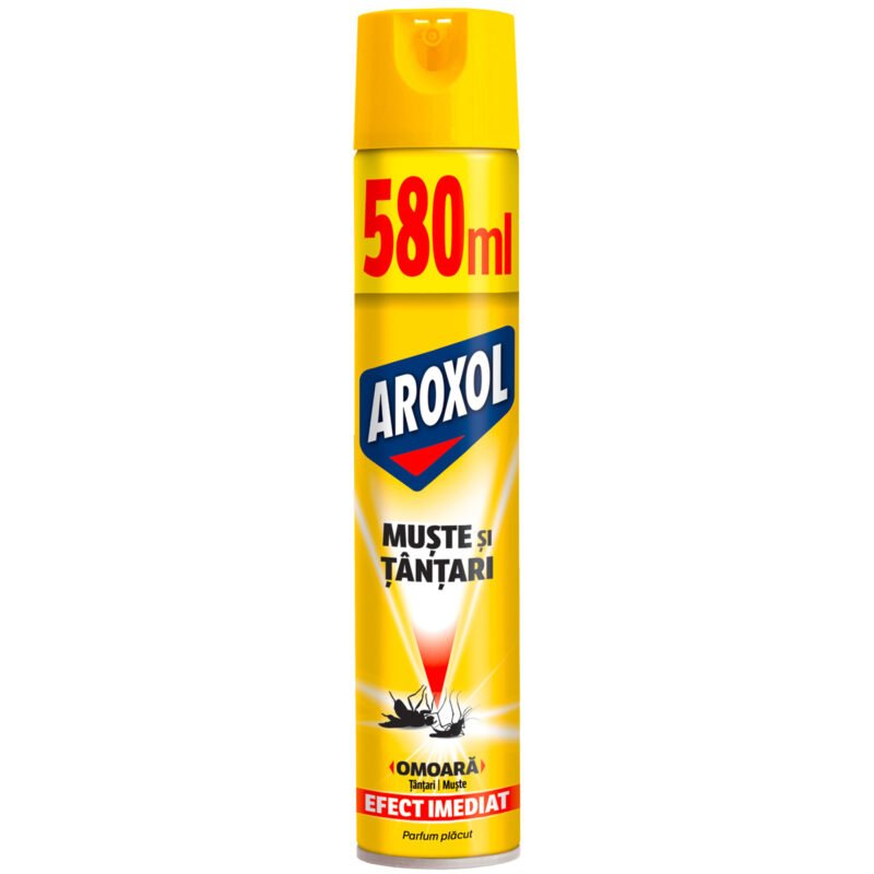 Spray impotriva mustelor și tantarilor Aroxol, 580 ml