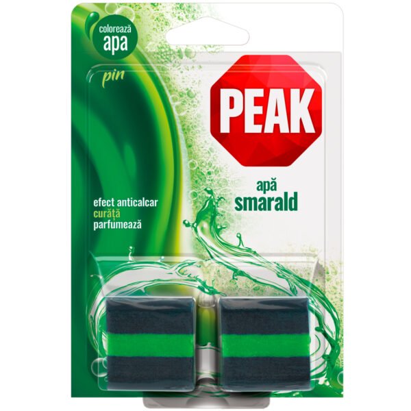Tablete Peak Apa Smarald, 2 x 50 g